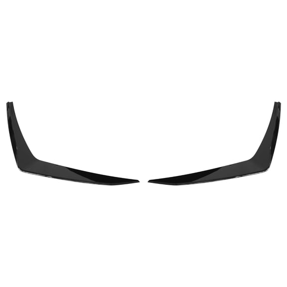 Ikon Motorsports Front Canards Fits 2014-2024 Chevrolet Camaro, ZL1 Style Gloss Black ABS Plastic Front Bumper Side Canards Dive Planes Fin 2PCS