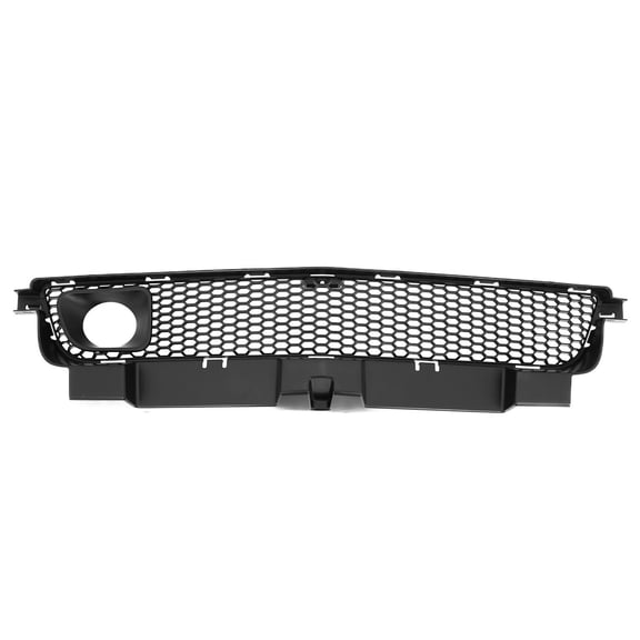 Ikon Motorsports Front Lower Grille W/ ACC Compatible with 2012-2014 Dodge Charger SRT8 Unpainted Black OE Factory Style PP Plastic Front Radiator Grill Bodykits With Adaptive Cruise Control