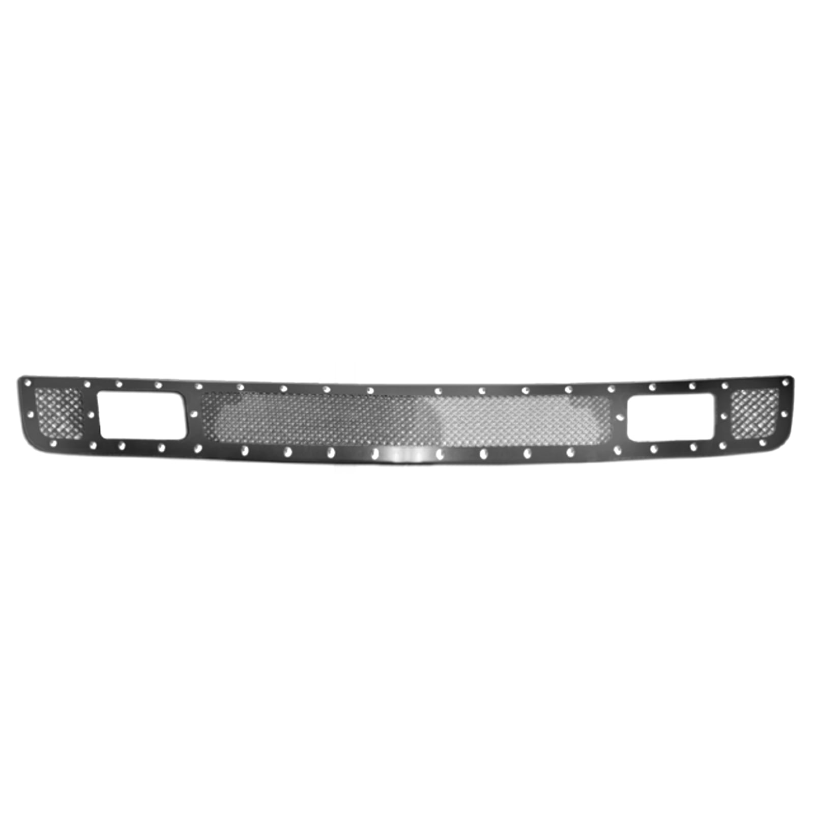 Matte Black Mesh Grille+Rivet+Replacement Shell for 09-12
