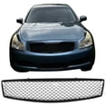 thumbnail image 1 of Ikon Motorsports Front Upper Grille Fits 2007-2008 Infiniti G35& 2009 G37 Sedan, Honeycomb Style Gloss Black ABS, 1 of 9