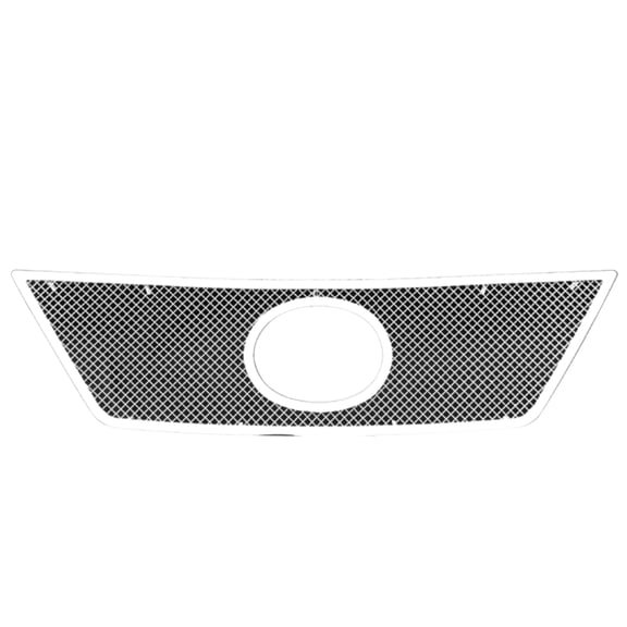Ikon Motorsports Front Upper Insert Grille Compatible with 2010-2012 Lexus RX350 Mesh Style Chrome Stainless Steel Replacement Front Bumper Hood Grill 1PC