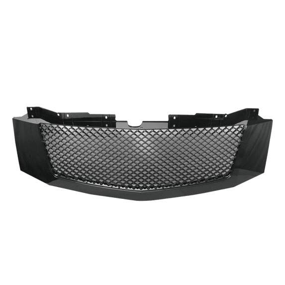 Ikon Motorsports Grille - Fits 07-14 Cadillac Escalade ABS Mesh Honeycomb Hood Grille