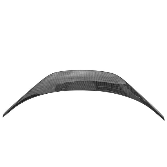 Ikon Motorsports High Kick Duckbill Rear Trunk Lid Spoiler Wing Lip Compatible With 2022-2025 Subaru BRZ & Toyota GR86 ABS Plastic TRD Style Carbon Fiber Print