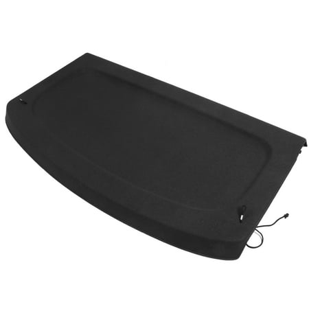 Ikon Motorsports Non Retractable Rear Trunk Security Cargo Cover Tonneau Compatible With 2009-2017 Volkswagen Tiguan & 2018 Tiguan Limited Black