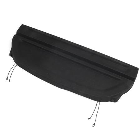 Ikon Motorsports Non Retractable Rear Trunk Security Cargo Cover Tonneau Compatible With 2012-2013 Honda Fit Black Jazz Style