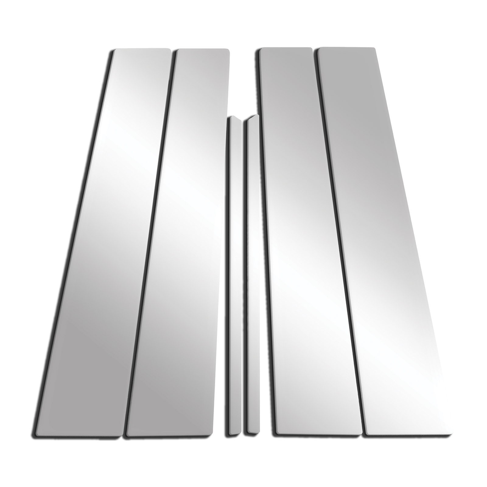 Chrome Pillar Posts 6PCS Stainless Door Trim FOR CADILLAC STS 2005-2009