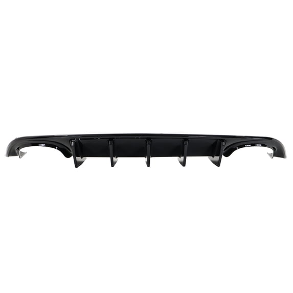 Quad Diffuser Ikon Motorsports Quad Exhaust Rear Diffuser Compatible with 15-23 Dodge ...