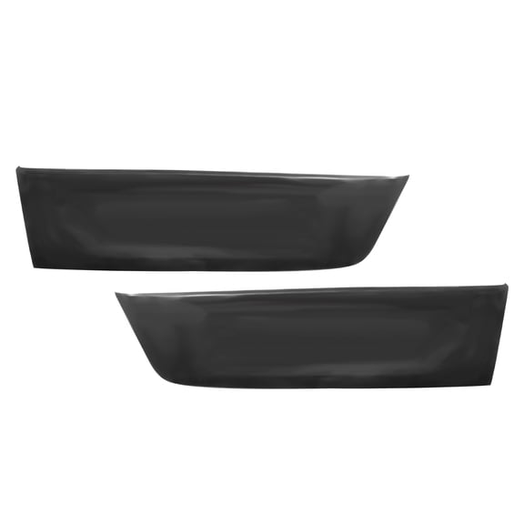 Ikon Motorsports Rear Aprons Compatible With 2019-2023 Nissan Altima 4-Door, IKON Style Unpainted Black PU Added On Rear Bumper Lip Splitter Diffuser Canards Pair 2PCS