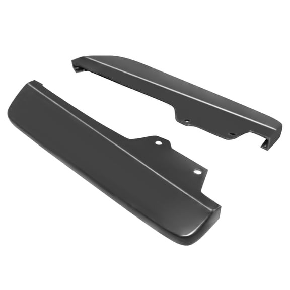 Ikon Motorsports Rear Aprons Compatible With 2019-2024 Nissan Altima, IKON Style Unpainted Black PU Added On Rear Bumper Lip Splitter Diffuser Canards Pair 2PCS