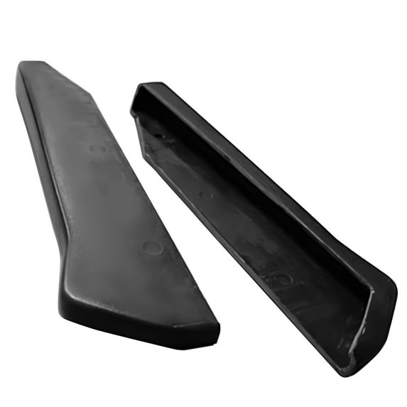 Ikon Motorsports Rear Aprons Compatible with 2004-2009 Honda S2000 CS Style Unpainted Black PU Polyurethane Rear Bumper Lip Lower Side Spat Valance Winglet Canard Protector 2PCS