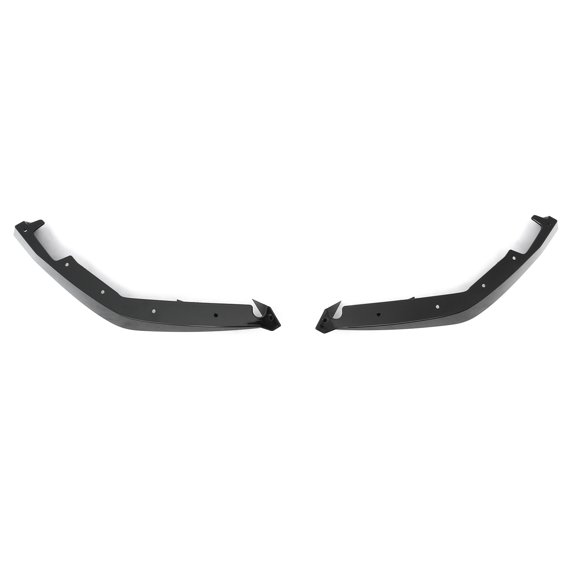 Ikon Motorsports Rear Bumper Aprons Fits 2023-2026 Toyota GR Corolla, AS Style Gloss Black ABS, Rear Lower Spats Winglet Valance Splitters Pair