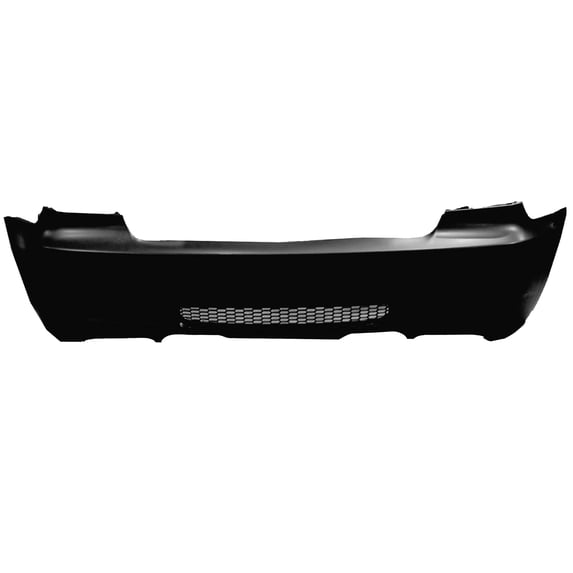 Ikon Motorsports Rear Bumper Cover Compatible With 2007-2010 BMW E92 3-Series 2-Door Coupe Unpainted PP M3 Style Bumper Conversion Guard Protector Bodykit