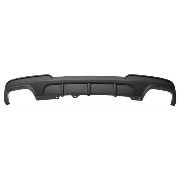 Ikon Motorsports Rear Bumper Lip Compatible with 2011-2015 BMW F10 5-Series MT Style Unpainted Black PU Polyurethane Rear Lower Spoiler Air Dam Chin Valance Splitter 1Piece