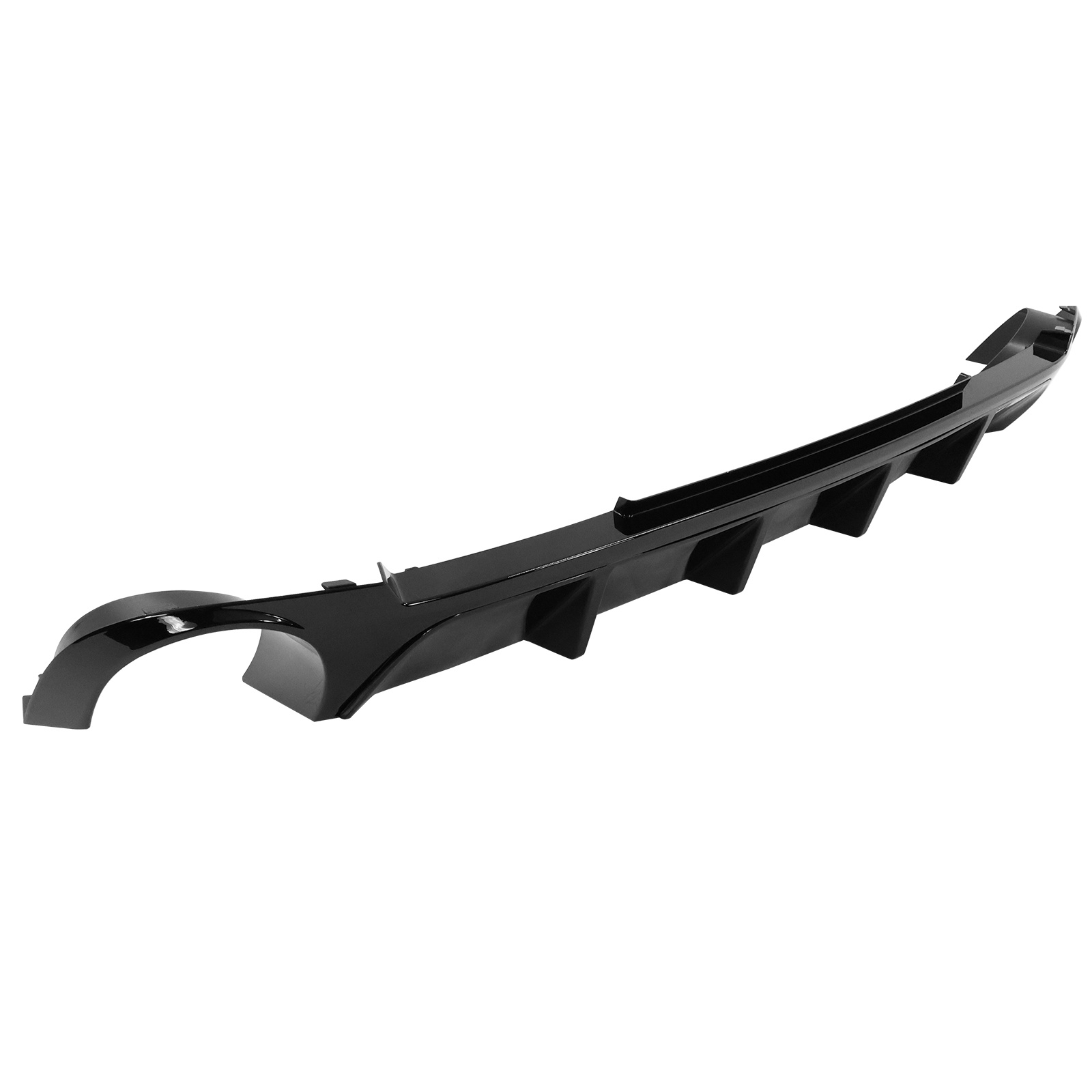 Pp Rear Bumper Ikon Motorsports Rear Diffuser Bumper Lip Compatible With 2013-2014 ...