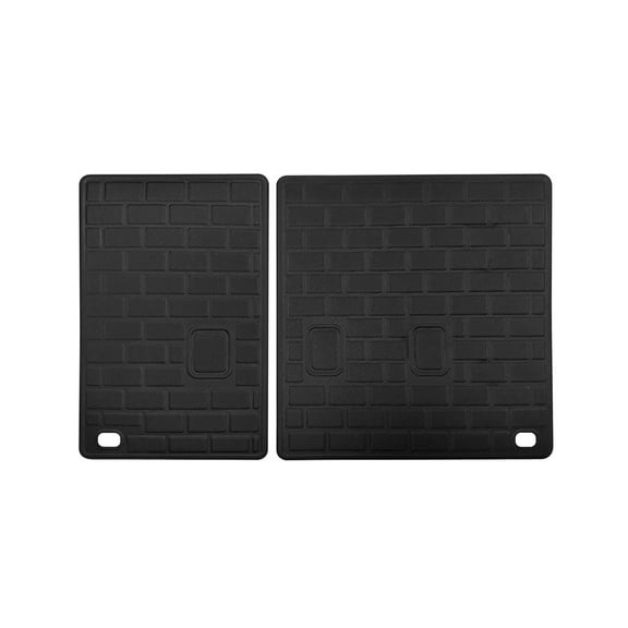 Ikon Motorsports Rear Seat Protector Backrest Cover Compatible With 2020-2024 Hyundai Palisade Black XPE Waterproof Seat Back Liners Mat Pad Interior Accessories 2 Pieces