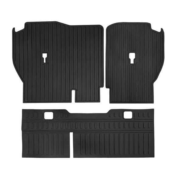 Ikon Motorsports Rear Seat Protector Backrest Cover Fits 2023-2026 Honda CR-V, Black TPE Waterproof Seat Back Liners Mat Pad 3 Pieces