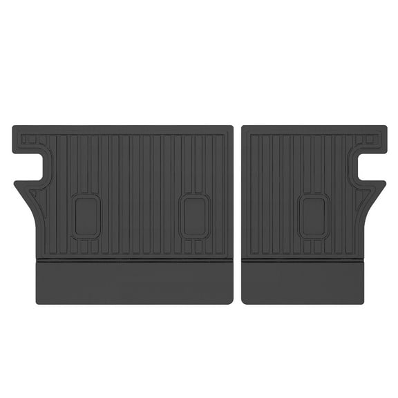 Ikon Motorsports Rear Seat Protector Backrest Cover Fits 2024-2026 Chevy Blazer EV & Honda Prologue, Black TPE Waterproof Seat Back Liners Mat Pad Interior Accessories 2 Pieces