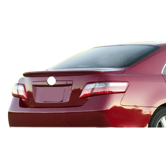 Ikon Motorsports Rear Trunk Boot Deck Lid Spoiler Wing Lip Compatible With 2007-2011 Toyota Camry OE Factory Style ABS Plastic Unpainted Gray Primer