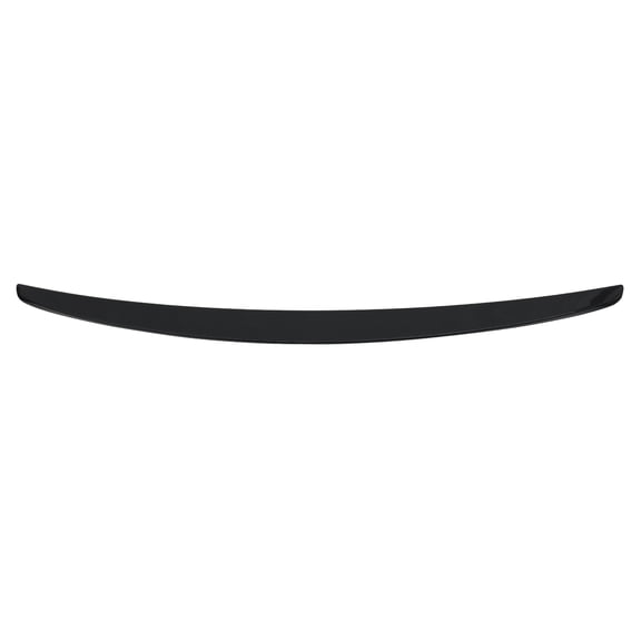 Ikon Motorsports Rear Trunk Boot Deck Lid Spoiler Wing Lip Exterior Auto Parts Compatible With 2014-2020 Mercedes-Benz W222 S-Class Sedan 4-Door OE Style Painted #Black ABS Plastic