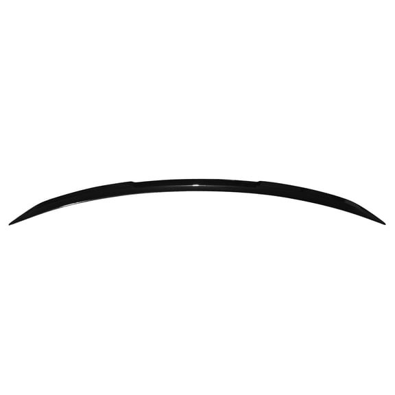 Ikon Motorsports Rear Trunk Boot Decklid Spoiler Wing Lip Exterior Auto Parts Compatible With 2016-2025 Tesla Model X V Style Gloss Black ABS Plastic