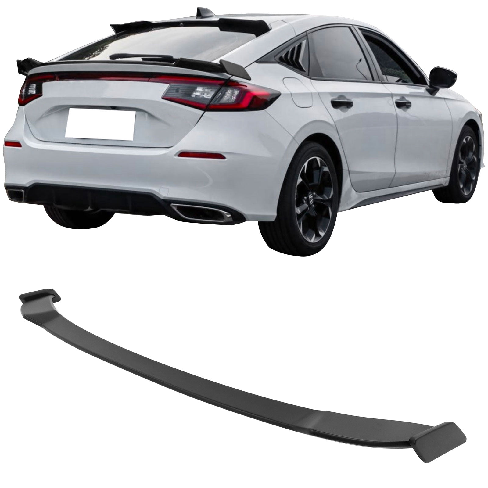 Power Rear Wing 2019-2024 Jetta Spoiler Wing HK5 W-Power ABS Plastic Rear Spoiler Wing ...
