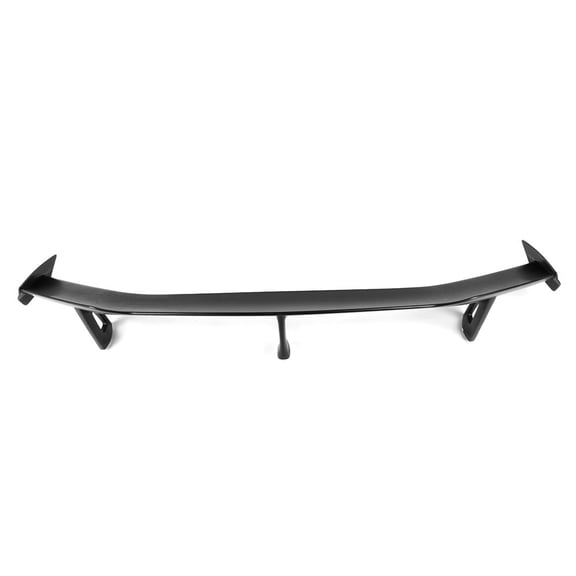 Ikon Motorsports Rear Trunk Spoiler Wing Fits 2016-2024 Chevy Camaro ZL1 1LE Style ABS Unpainted Black