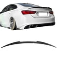 thumbnail image 1 of Ikon Motorsports Rear Trunk Spoiler Wing Fits 2016-2025 Chevrolet Malibu, M4 Style Gloss Black ABS, 1 of 8