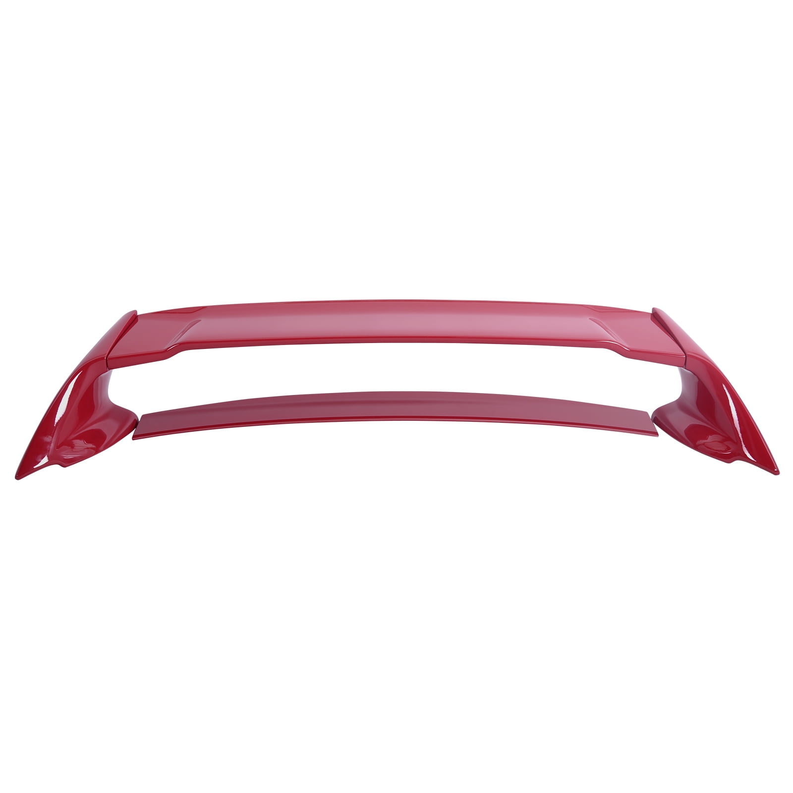 Mugen RR Style Rear Spoiler For 2006-2011 Honda Civic Sedan - Includes Red Emblems