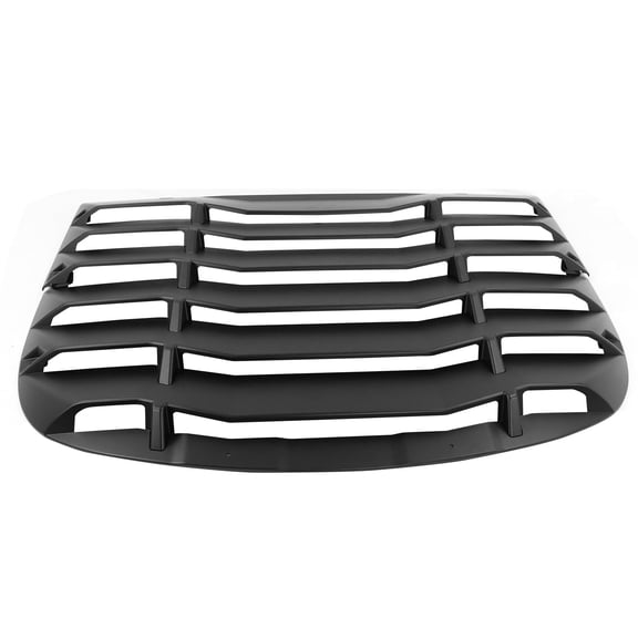 Ikon Motorsports Rear Window Louver Compatible With 2020-2024 Tesla Model Y, Matte Black ABS Plastic IKON Style Wind Shield Sun Shade Cover Vent 2PC