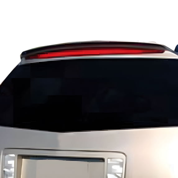Ikon Motorsports Rear Window Roof Spoiler Compatible with 2004-2009 Cadillac SRX, Custom Style Unpainted Fiberglass Top Roofline Windshield Visor Spoiler Wing