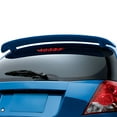thumbnail image 1 of Ikon Motorsports Rear Window Roof Spoiler Compatible with 2004-2011 Chevrolet Aveo 5-Door Hatchback, Factory Style 2 Post Unpainted Fiberglass Top Roofline Windshield Visor Spoiler Wing, 1 of 1