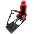 thumbnail image 1 of Ikon Motorsports Red PVC Racing Simulator Steering Wheel Stand Compatible with Logitech G29 Thrustmaster Shifter, 1 of 7