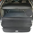 thumbnail image 1 of Ikon Motorsports Retractable Rear Trunk Security Cargo Cover Tonneau Added on Bodykit Replacement Compatible With 2012-2016 Honda CR-V Black PVC & ABS & Aluminum CF Texture Style, 1 of 9