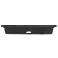 thumbnail image 1 of Ikon Motorsports Retractable Rear Trunk Security Cargo Cover Tonneau Luggage Shade Added on Bodykit Replacement Compatible With 2022-2024 Rivian R1S Black Canvas, 1 of 9