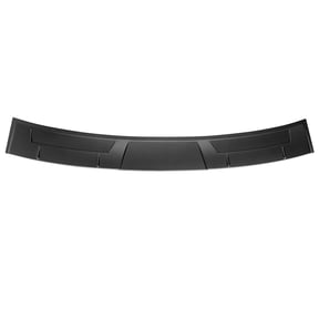 Ikon Motorsports Roof Spoiler Compatible With 2014-2024 Infiniti Q50 PP Polypropylene Matte Black V Style Rear Window Visor Wing