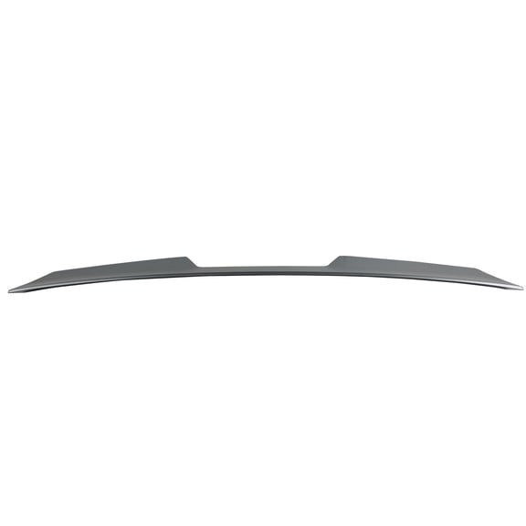 Ikon Motorsports Roof Spoiler Compatible With 2022-2025 Subaru WRX, Painted #G1U Ice Silver Metallic ABS Plastic V Style Rear Window Visor Wing Lip