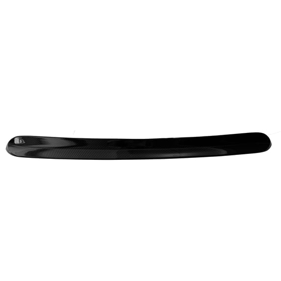 Ikon Motorsports Roof Spoiler Compatible with 2008-2023 Dodge Challenger Carbon Fiber Print ABS Plastic Rear Window Wing Guard Deflector