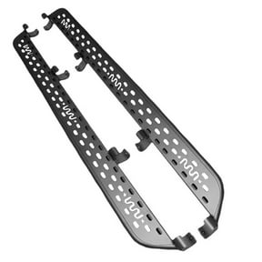 Ikon Motorsports Running Board Compatible With 2021-2025 Ford Bronco 4DR Unpainted Black Tungsten Steel Running Boards Side Drop Steps Nerf Bars Rail Bars Pair 2PCS