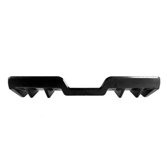 Ikon Motorsports Shark Fin Rear Lower Bumper Lip Diffuser Added on Body Kits Exterior Auto Parts For 2022-2025 Subaru WRX VB 5th Primer Black ABS