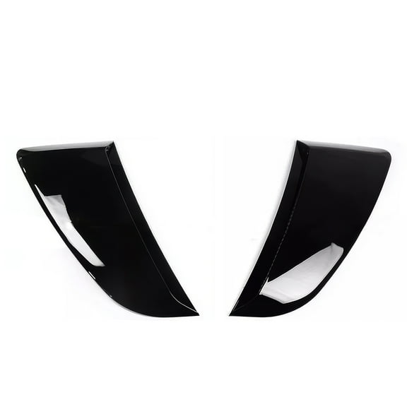 Ikon Motorsports Side Fender Vent Door Garnish Compatible With 2024-2026 Ford Mustang 7th Gen S650 IKON Style ABS Plastic Gloss Black Side Fender Vent Trim 2PCS