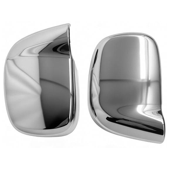 Ikon Motorsports Side Mirror Covers Fits 2002-2008 Dodge Ram 1500 2002-2009 Ram 2500 3500, Chrome ABS Sideview Caps Trim 2PCS