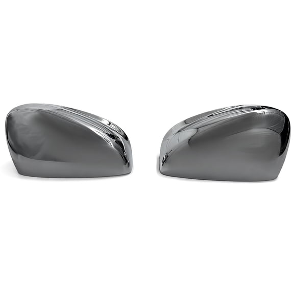 Ikon Motorsports Side Mirror Covers Fits 2008-2017 Honda Accord 2010-2015 Crosstour 2013-2016 Acura ILX, Chrome ABS Sideview Caps Trim 2PCS