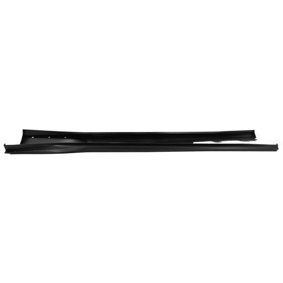 Ikon Motorsports Side Skirts Compatible With 2016-2024 Chevy Camaro, Rocker Style Matte Black PP Side Skirt Moulding Rocker Panel Extension Splitters