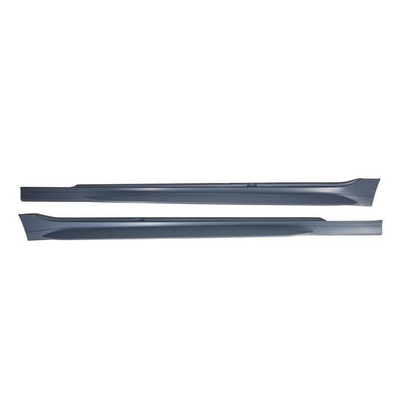 Ikon Motorsports Side Skirts Compatible With 2019-2023 BMW 3 Series G20 Sedan 4-Door M3 Style Rocker Panel Extension Lips Pair, 2020 2021 2022