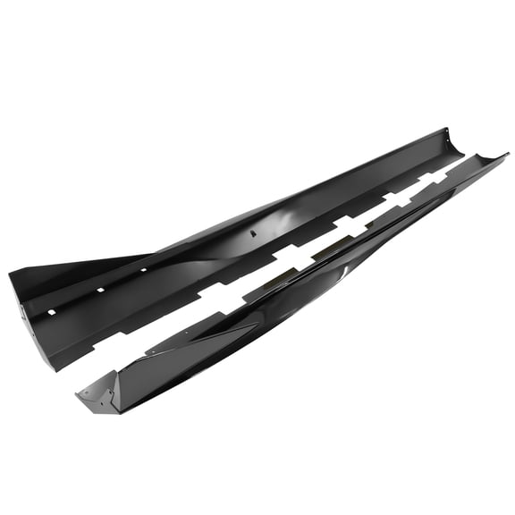 Ikon Motorsports Side Skirts Compatible with 10-15 Chevy Camaro Ikon V3 Style Gloss Black Side Skirts Rocker Panel Extension Bodykit PP