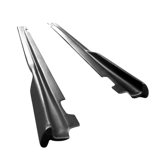 Ikon Motorsports Side Skirts Extention 73" x 6" RB Style Polyurethane Urethane PU Unpainted BlackRocker Panel Splitter Side Underbody Spoiler Universal fitfor Most Cars Sedan Coupe Hatchback Wagon