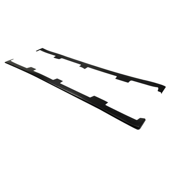 Ikon Motorsports Side Skirts Extention Compatible with2007-2013 BMW 3-Series E90 E92 E93 & M3 UL Style Polyurethane Urethane PU Unpainted BlackRocker Panel Splitter Side Underbody Spoiler