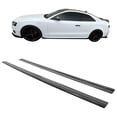thumbnail image 1 of Ikon Motorsports Side Skirts Extention Compatible with 2008-2017 Audi S5 / A5 / A5 S-Line, Unpainted Black PU Rocker Panel Splitter Side Spoiler 2PCS, 1 of 8