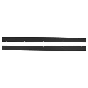 Ikon Motorsports Side Skirts Rocker Panel Extensions Compatible with 2015-2024 Mini Cooper F55 Hardtop/ Hatchback 4-Door IKON Style Matte Black ABS Driver Passenger Lower Guard Molding Trims Pair