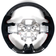 thumbnail image 1 of Ikon Motorsports Steering Wheel Compatible with 2018-2023 Ford Mustang CF W/ Black Red Stitching, 1 of 5